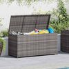 vidaXL Tuinbox 120x50x60 cm poly rattan grijs