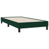 vidaXL Bed boxspring zonder matras 200x220 cm fluweel donkergroen