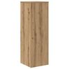 vidaXL Plantenstandaard 33x33x100 cm bewerkt hout artisanaal eiken
