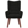 vidaXL Fauteuil Zwart 63 x 67 x 94 cm Fluweel
