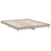 vidaXL Bedframe bewerkt hout grijs sonoma eikenkleurig 200x200 cm
