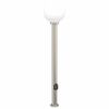 vidaXL Bolderarmatuur met stopcontact 120 cm RVS IP44