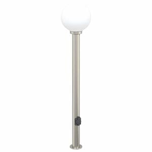 vidaXL Bolderarmatuur met stopcontact 120 cm RVS IP44