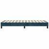 vidaXL Boxspring bed 90x200 cm fluweel donkerblauw