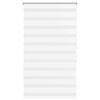 vidaXL Zebra rolgordijn 100,9 x 175 cm stofbreedte 96,7 cm wit