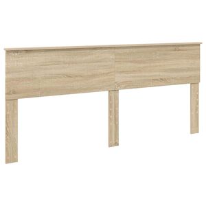 vidaXL Hoofdbord Sonoma Eiken 90 cm Bewerkt hout