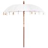 vidaXL Balinese Parasol Cr&egrave;me 220 x 220 x 260 cm