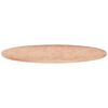 vidaXL Tafelblad rond &Oslash;60x1,5 cm onbehandeld massief eikenhout