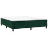 vidaXL Boxspring bed 180x200 cm fluweel donkergroen