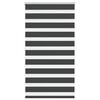 vidaXL Zebra rolgordijn 75x100 cm stofbreedte 70,9 cm zwart