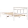 vidaXL Bedframe Wit 90 x 190 cm Massief grenenhout