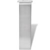 vidaXL Sofa-poten 4 pcs Zilver 38 x 38 x 180 mm IJzer