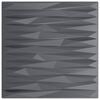 vidaXL Wandpanelen 24 pcs Stone Grey 50 x 50 cm XPS Schuim