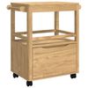 vidaXL Keuken Trolley FLORO Wasbruin 72,5 x 45 x 80 cm