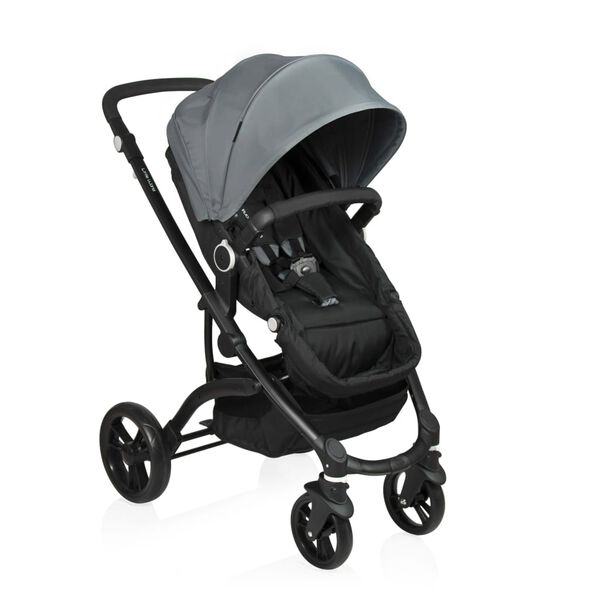 Little World 3-in-1 Kinderwagen City Walker grijs en zwart