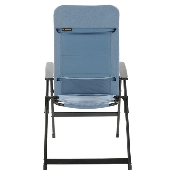Travellife Campingstoel verstelbaar Lago Comfort L golvend blauw