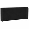 vidaXL Hoofdbord oor Zwart 40,5 x 40,5 x 4 cm Fluweel