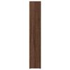 vidaXL CD-kasten 2 st 21x16x93,5 bewerkt hout bruin eikenkleur
