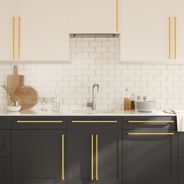 vidaXL Handvatten 20 st 480 mm roestvrij staal goudkleurig