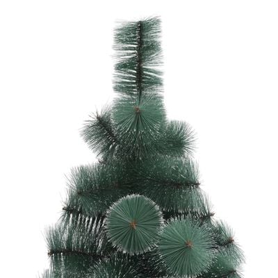 vidaXL Kunstkerstboom met verlichting 120 cm PVC en PE groen