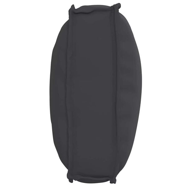 vidaXL Kussen Zwart 70 x 40 x 12 cm Oxford Stof