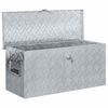 vidaXL Aluminium kist 80x30x35 cm zilverkleurig