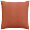 vidaXL Sofa Kussens 2 stuks Rood-oranje 80 x 80 cm Cordstof