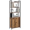 vidaXL Boekenkast Oud Hout 60 x 24 x 161 cm Bewerkt hout