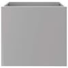 vidaXL Plantenbak 32x30x29 cm gegalvaniseerd staal zilverkleurig