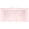 vidaXL Papieren zakken 50 st met hengsels 32x17x25 cm roze