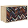 vidaXL Wandgemonteerd tv-meubel OMMEN 69 x 33 x 40 cm Sonoma Eiken