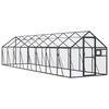 vidaXL Voli&egrave;re 1,79x8x1,85 m aluminium antracietkleurig