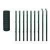 vidaXL Eurohek 10x1,5 m staal groen