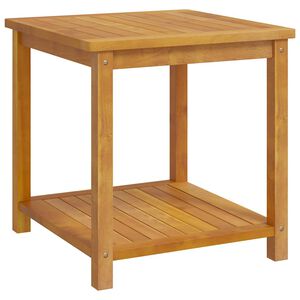 vidaXL Bijzettafel 45x45x45 cm massief acaciahout