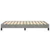vidaXL Bedframe zonder matras 120x190 cm fluweel lichtgrijs