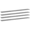 vidaXL Wandschappen 4 st 100x10x1,5 cm bewerkt hout betongrijs