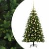 vidaXL Kunstkerstboom met Ballen 120 cm 150 LED's Warmwit