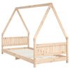 vidaXL Kinderbedframe 90x200 cm massief grenenhout