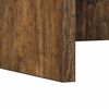 vidaXL Wandbureau Gerookt eiken 100 x 45 x 30 cm Bewerkt hout