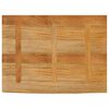 vidaXL Tafelblad met natuurlijke rand 90x60x2,5 cm massief mangohout