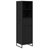 vidaXL Boekenkast Zwart Eiken 43 x 36 x 150.5 cm Bewerkt hout
