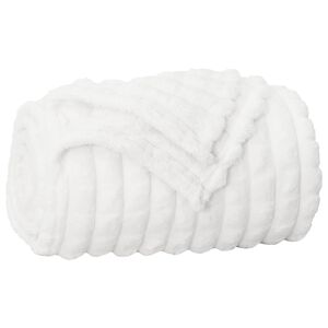 vidaXL Gooi Deken Wit 150 x 130 cm 0.5 kg Fleece