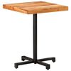 vidaXL Bistrotafel vierkant 60x60x75 cm massief acaciahout