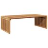 vidaXL Tuin Bijzettafel Bruin 110 x 55 x 35.5 cm Massief teakhout