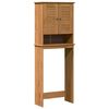 vidaXL Toiletkast VIGO Bruin en Honingbruin 60 x 27 x 161 cm