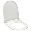 vidaXL Toiletbril soft-close met quick-release ontwerp wit