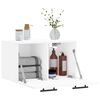 vidaXL Wandkast 60x36,5x35 cm bewerkt hout wit