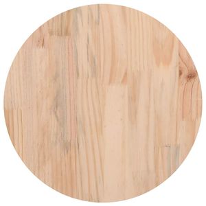 vidaXL Tafelblad rond &Oslash;30x3 cm massief grenenhout
