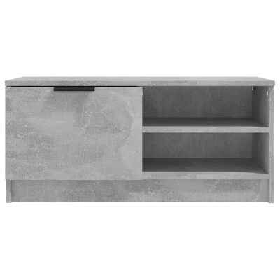 vidaXL Tv-meubelen 2 st 80x35x36,5 cm bewerkt hout betongrijs