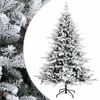 vidaXL Kunstmatige Inklapbare Kerstboom 120 cm PVC en Metaal
